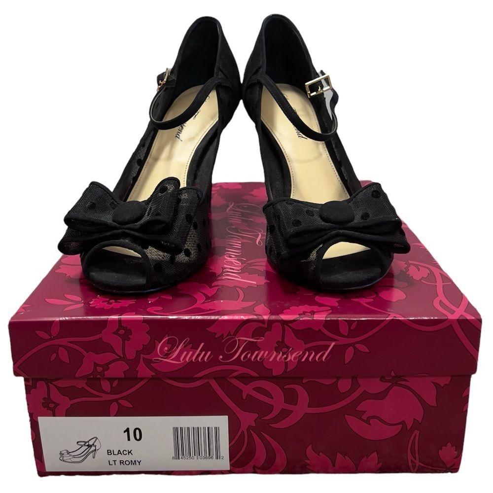 Lulu Townsend "Romy" heel from DSW (Kate Spade inspired style): Black 10